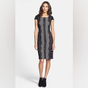 Betsey Johnson Lace Tweed Sheath Dress